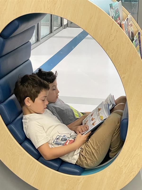 September in the Library