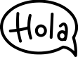 hola clip art 
